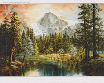 XSD + PDF Patrón de punto de cruz Luca-S Maravillas de la naturaleza B604