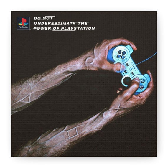 Retro PS2 Ad Poster, Controversial Gamer Art - Etsy