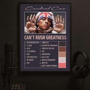 Impression de l&#39;album de la liste « Can&#39;t Rush Greatness » de Central Cee