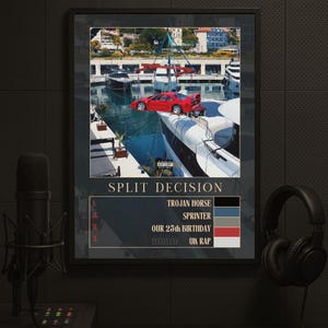 Impression d&#39;album classique « Split Decision » de Central Cee x Dave