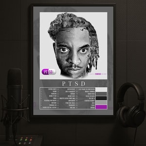 D-Block Europe &#39;PTSD&#39; Classic Album Print