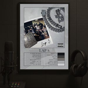 D-Block Europe &#39;Lap 5&#39; Classic Album Print