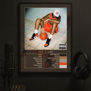 AJ Tracey &#39;Flu Game&#39; Classic Album Print