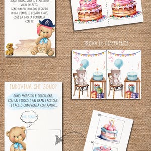 Kit intrattenimento personalizzato Compleanno bambini : Giochi, Diplomi e avventure! PDF Stampabile - ideale per feste dai 4 ai 12 anni