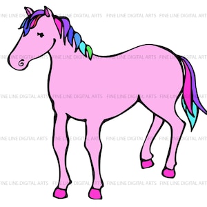Horse illustration, horse drawing, line art horse, horse, pony