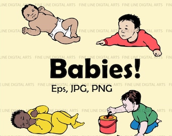 Baby line art illustrations, baby drawing, baby, line art babies, babies
