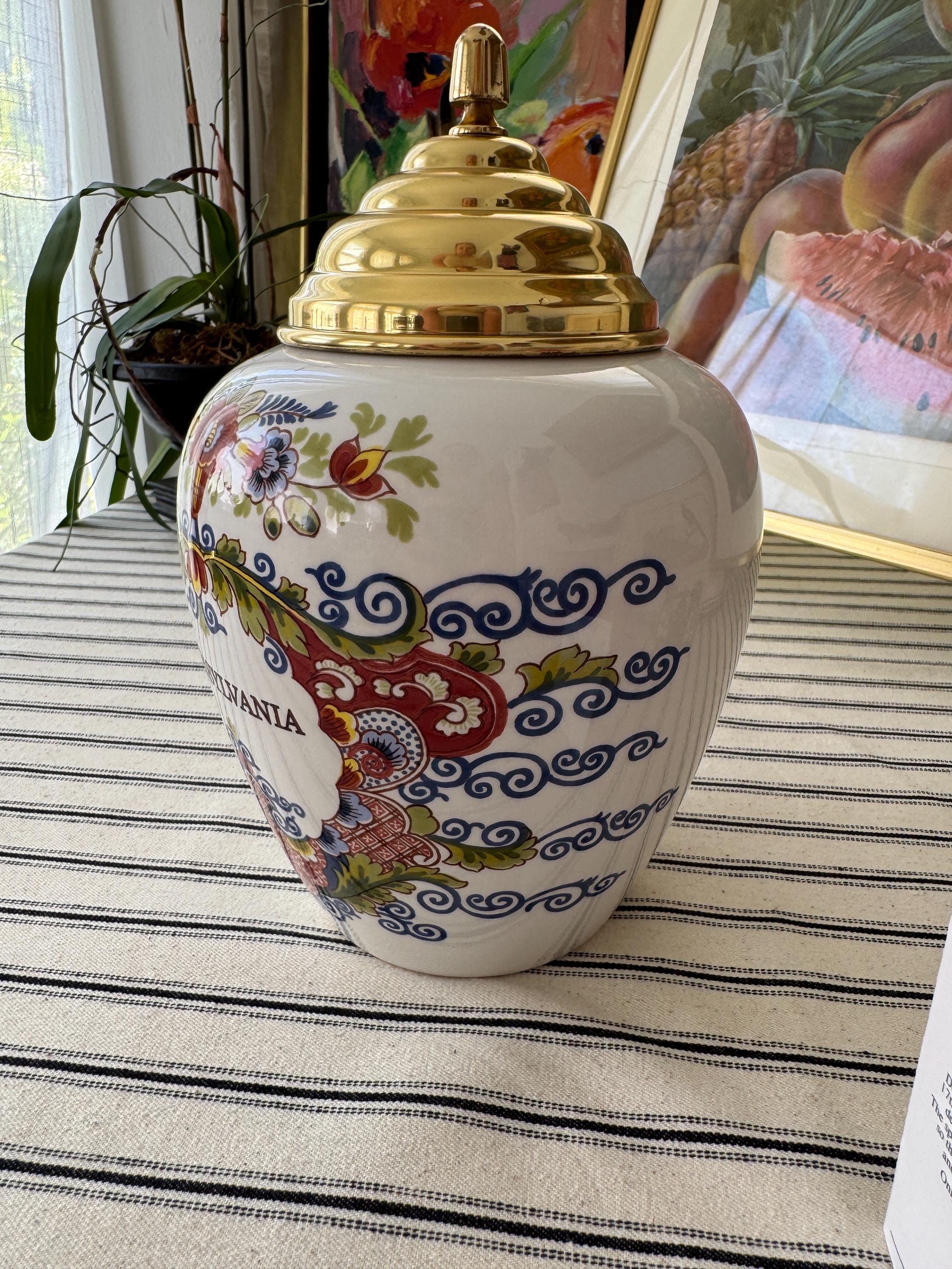 delft tobacco jar virginia products for sale 9.5 Royal Copenhagen Pennsylvania Tobacco