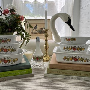 Corning Ware Spice of Life | Vintage Bakeware & Cookware | Sold Separately | Classic French Design | 1970s Kitchen