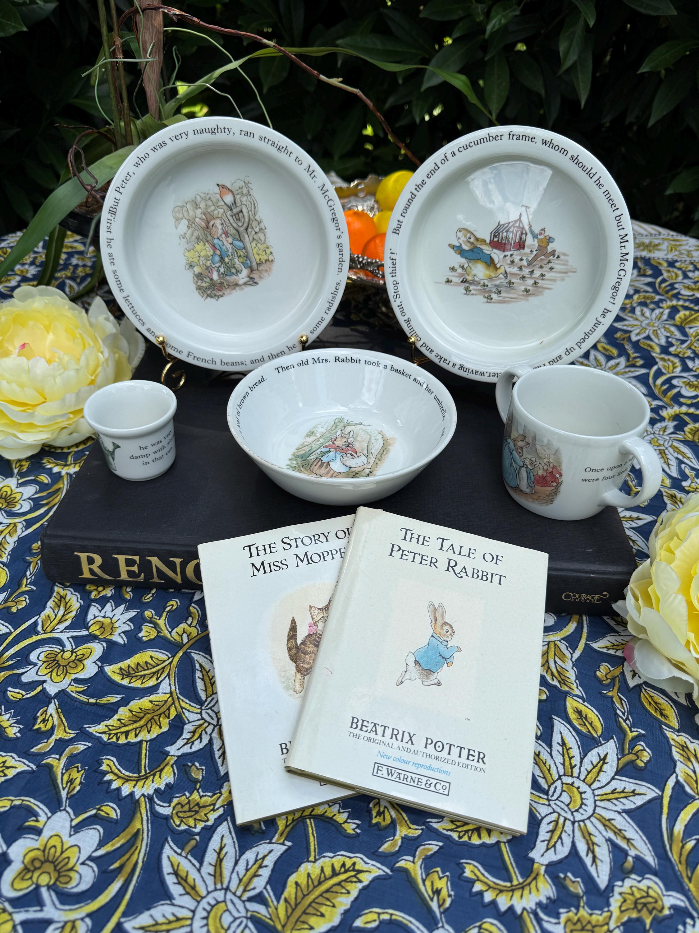 Vintage Peter Rabbit Nursery 3 Piece Set by Wedgewood