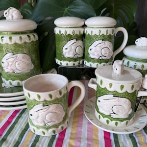Sigma Tastesetter 1983 Rabbit Ceramic Kitchen Set | Decorative Kitchen Series | Your Choice