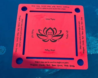 Floating Mahjong Game Table: Poolside Fun - Americana