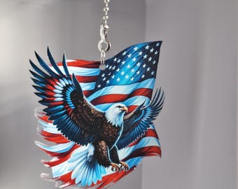 American Eagle Light Pull - America 250th Anniversary Decor - Realtor & New Homeowner Gift