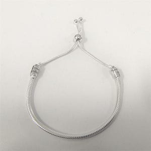 Silver PANDORA Moments Silver Sliding Bracelet  With Gift Pouch