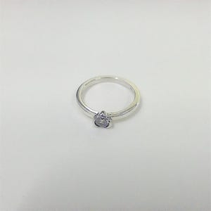 Pandora Talisman Lab-grown Diamond Sterling Silver Heart Ring