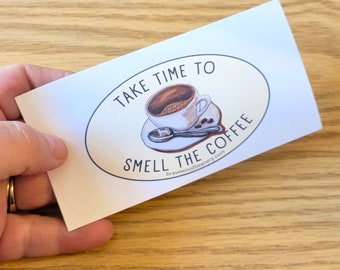 Smell the Coffee Sticker