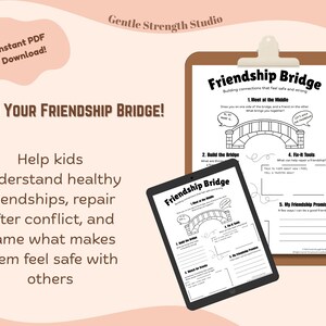 Friendship Bridge Worksheet | Help Kids Build Safe & Strong Connections