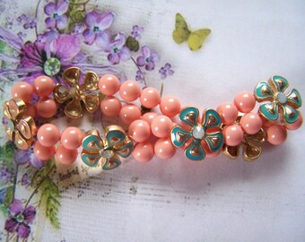 Bracelet Stretch Summer Flowers Clearance