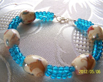 Beaded Bracelet Ceramic Bead Bracelet Clearance