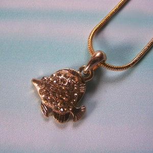 Angel Fish Pendant Necklace | Etsy