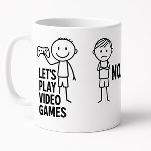 ゲームオン セラミックマグ 面白いゲーマーギフト、ビデオゲーム愛好家向けコーヒーカップ、彼または彼女へのゲーミングマグ、ユニークなオタクギフトアイデア