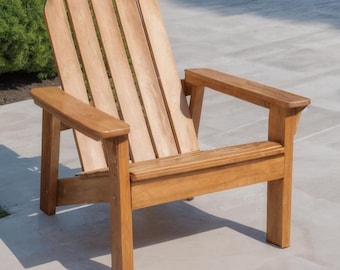 Adirondack Chair Pläne: Digitale Holzbearbeitungspläne (PDF Download)