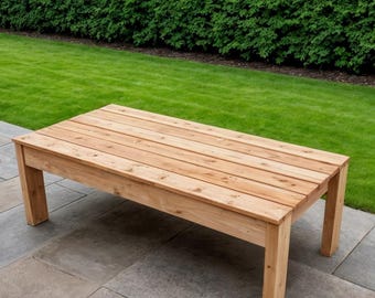 Outdoor Coffee Table Plan: DIY Patio Furniture (Digital PDF Download)