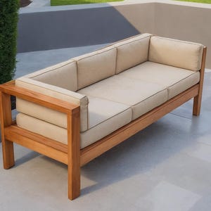 Outdoor Sofa Plan: 2x4 Patio Furniture, Woodworking Plans (Digital Download)