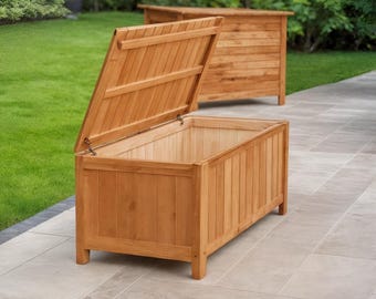 Bench with Storage Build Plan: Outdoor Patio Furniture, Woodworking Plans (PDF Download)