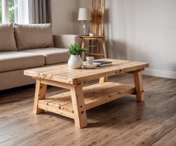 Coffee Table Plans | Easy DIY Build with Minimal Tools | PDF Download