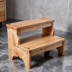 Step Stool Plan: 12&quot; Woodworking Plans (Digital PDF Download)