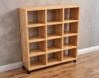Cubby Bookshelf Plan: Bookshelf Storage, Woodworking Plans (PDF Download)