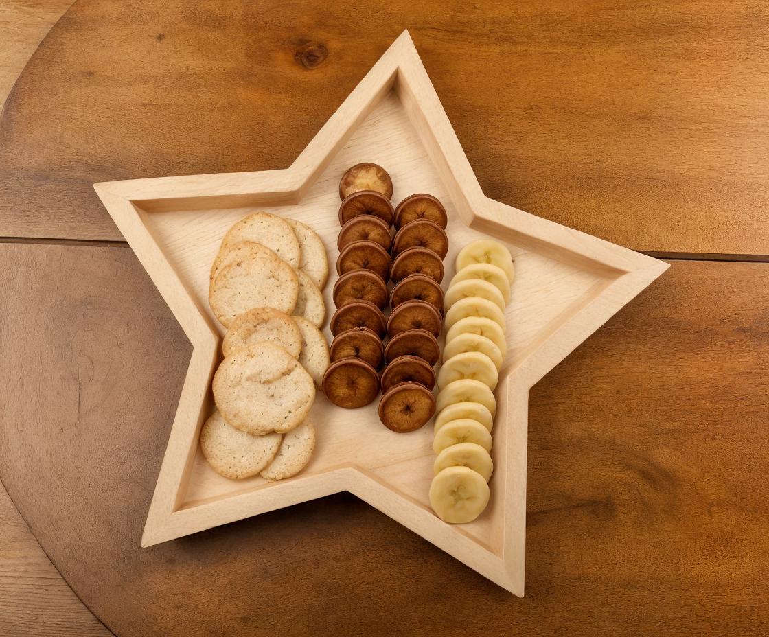 Star Tray Build Plan: Rustic Wooden Serving Tray (PDF Download)