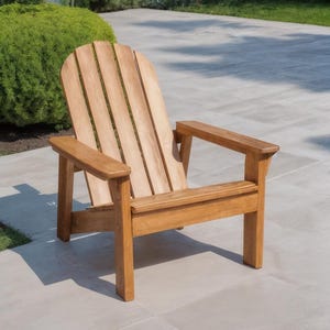 Adirondack Chair Plan, Classic Patio Seating, garden chair, patio chair, backyard chair, outdoor chair, Adirondack chair Plan