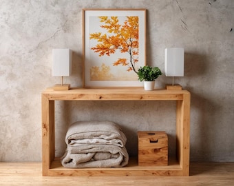 Modern Console Table Build Plan: DIY Woodworking PDF (Digital Download)
