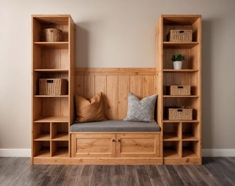 DIY Mudroom Storage Bench Plans PDF