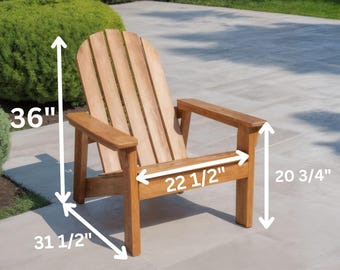 Progetti per sedie Adirondack classiche (formato digitale)