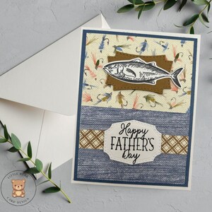 Father's Day Fishing Card, Gift for Fisherman, Father's Day, Card for Him, Card for Dad, Fishing, Fish