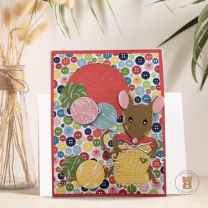 Carte de voeux Tricot pour toutes occasions, Carte d'anniversaire à tricoter, Cadeau tricot, Tricot balles de laine, Accro au tricot.