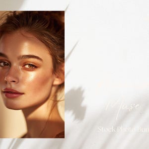 Natural Beauty Stock Photo Bundle: 50 Glowy Skincare & Makeup Images for Marketing (High-Resolution JPG) image 4