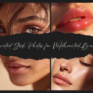 Natural Beauty Stock Photo Bundle: 50 Glowy Skincare & Makeup Images for Marketing (High-Resolution JPG) image 9