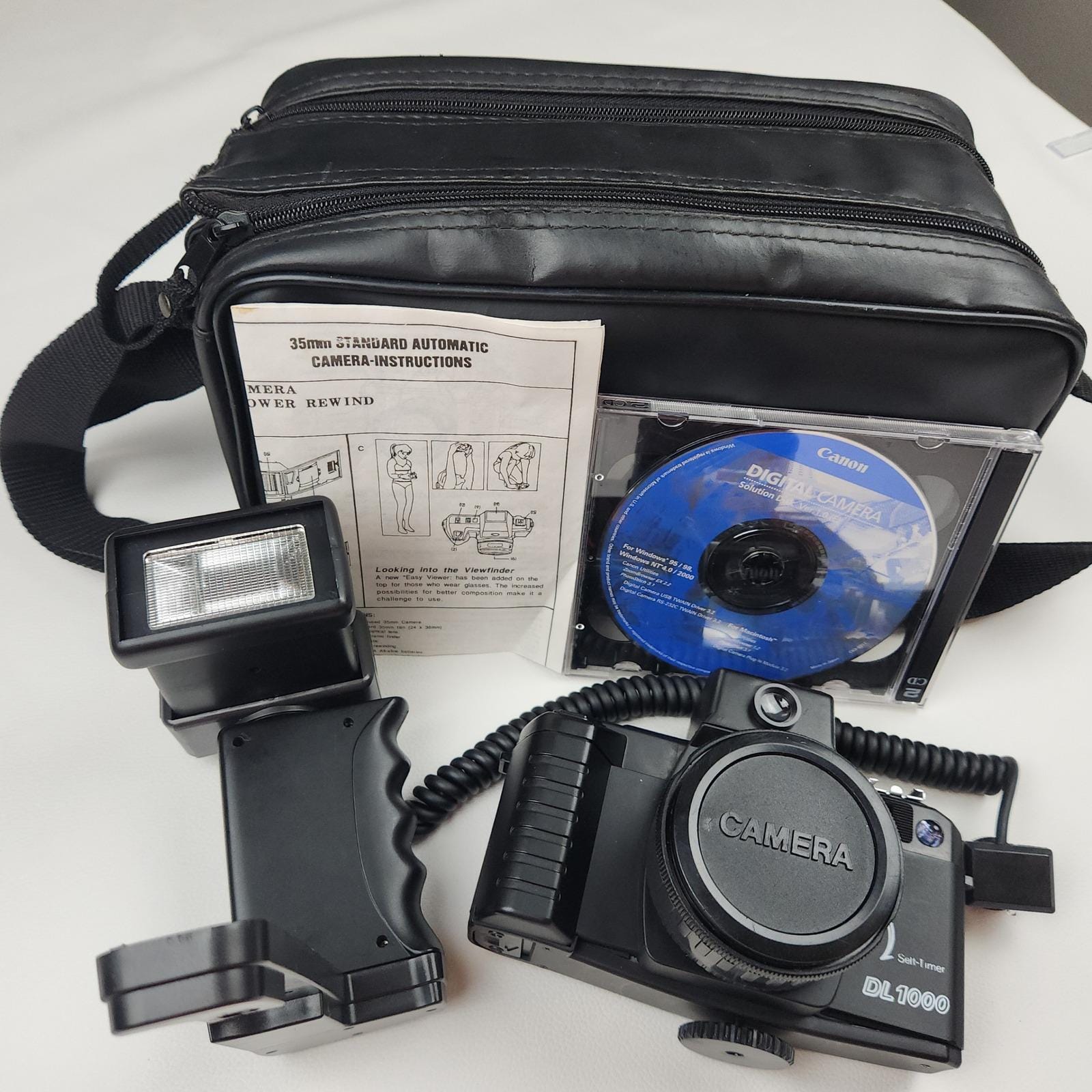 Appareil Photo CANON EOS 500 Noir - Défectueux, Vendu Pour Pièces Détachées Ou Collection