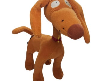 Vintage 2000 Gund Rugrats Spike Plüsch Hund Nickelodeon Classics Posable 11"selten