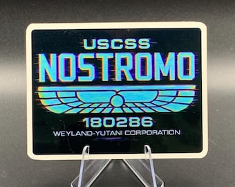 USCSS Nostromo Sticker  Alien Movie Weyland-Yutani Corp Sci-Fi Decal Sticker Xenomorph Ripley