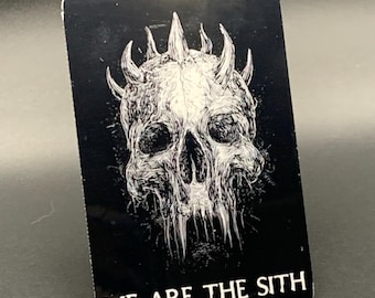 Darth Maul Skull Art Sticker – Sci-Fi Fan Decal