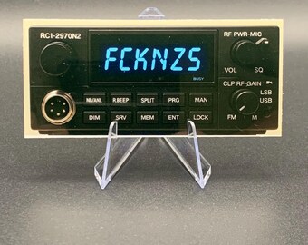 FCKNZS CB Radio Sticker Subtle Anti-Nazi Anti-Fascist For workspaces toolboxes gun safes