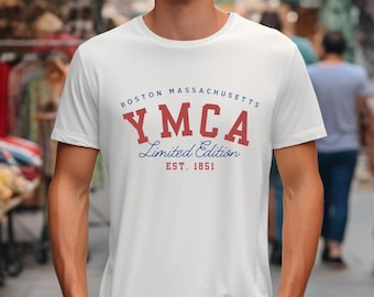 YMCA Junger Männer Christlicher Verband YMCA Jugendzentrum Fitness im Y, Junge Männer Übung 1X svg + 1x png 300dpi-Datei. Digitaler Download