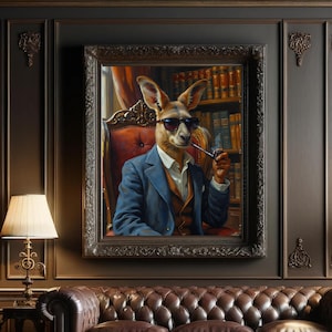 Smoking kangaroo - Etsy 日本