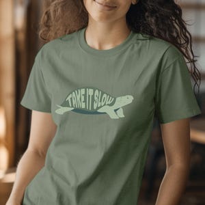 Koszulka Take It Slow Turtle: Comfort Colors Sea Life