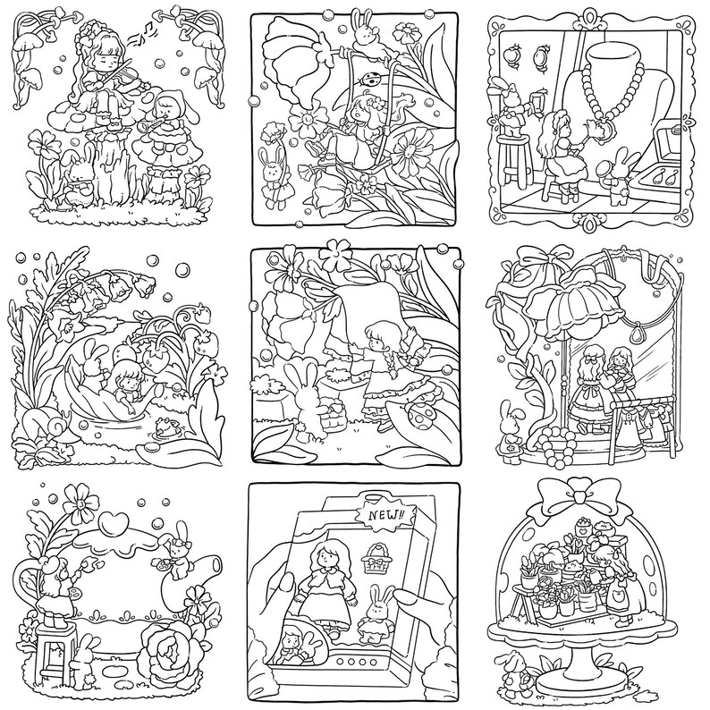 42 High Quality Coloring Pages With Mesmerize Relaxing Coloring Pages PDF Instant Download