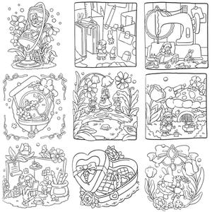 42 High Quality Coloring Pages With Mesmerize Relaxing Coloring Pages PDF Instant Download